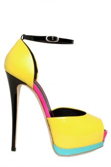 Giuseppe Zanotti 140mm Patent Peep Toe Sandals - Lyst