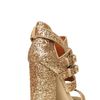 Givenchy 100mm Glitter Buckled Sandals in Gold - Lyst