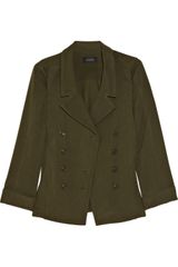 J.Crew Silk and Cottonblend Military Jacket