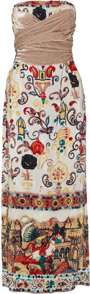 M Missoni Printed Silk Maxi Dress in Multicolor - Lyst