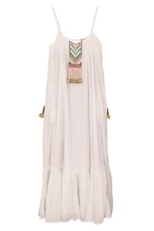 Mara Hoffman Embroidered Peasant Dress - Lyst