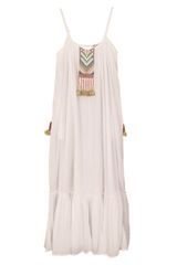 Mara Hoffman Embroidered Peasant Dress