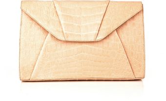  Crocodile Envelope Clutch 
