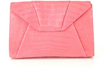  Crocodile Envelope Clutch 