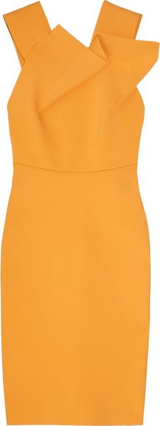 Roland Mouret Wikes Stretch-crepe Dress - Lyst