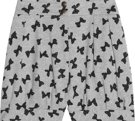 See By Chloé High-waisted Printed Cotton Shorts See By Chloé High-waisted Printed Cotton Shorts