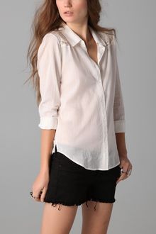 Textile Elizabeth And James Lace Austin Shirt - Lyst