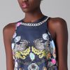 Tibi Collage Tank in Blue (navy) - Lyst