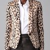 Tibi Cheetah Stretch Blazer in Beige (sand) - Lyst