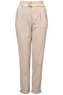 Topshop High Waisted Chinos - Lyst