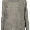 Topshop Speckle Panel Sweat Top in Gray (grey) - Lyst