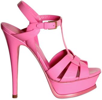 Yves Saint Laurent 140mm Tribute Patent Sandals - Lyst