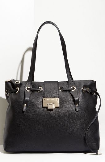  Rhea - Medium Calfskin Leather Shopper 