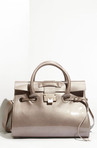  Rosalie Patent Leather Satchel 