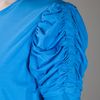 Yves Saint Laurent Ruched Detail Dress in Blue - Lyst