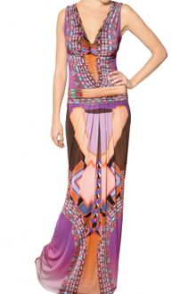 Etro Printed Viscose Jersey Dress - Lyst