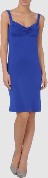 Full Circle Short Dress in Blue - Lyst