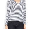 Splendid Venice Hooded Thermal Jersey Top in Blue (navy) - Lyst