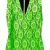 Christopher Kane Lasercut Neon Leather Top in Green - Lyst