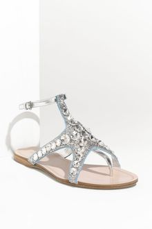 Miu Miu Starfish Crystal Sandal - Lyst