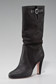 Prada Tall Buckle Boot - Lyst