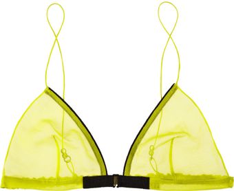 Proenza Schouler Silk-chiffon Triangle Bra - Lyst