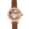 River Island Watch With Floral Face in Brown - Lyst
