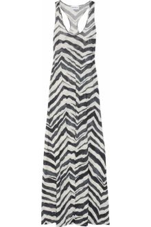 Emilio Pucci Zebra-print Linen Dress - Lyst