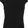 Versace Cutout Stretch Crochetknit Top in Black - Lyst