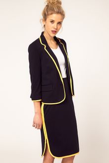 ASOS Collection Boyfriend Blazer with Fluro Trim - Lyst