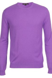 Browns Cashmere Knit Sweater - Lyst