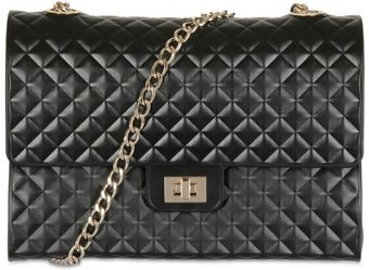 Designinverso Quilted Pvc Shoulder Bag - Lyst