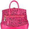 Desmo Sara Pony Print Leather Top Handle in Pink (fuchsia) - Lyst