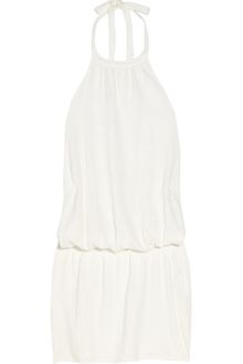 Lounge Lover Sunkiss Linen-jersey Halterneck Dress - Lyst