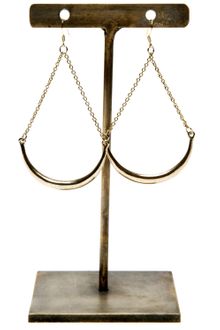 Low Luv X Erin Wasson Crescent Earrings - Yellow Gold - Lyst