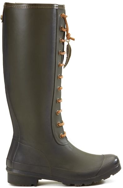 lucky brand green boots