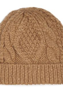 Marc By Marc Jacobs Cable Knit Beanie Hat - Lyst