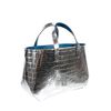 Marc Jacobs Silver Metallic Crocembossed Calfskin in Gold - Lyst