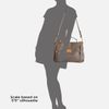 Miu Miu Cervo Turnlock Flap Satchel in Brown (clay) - Lyst