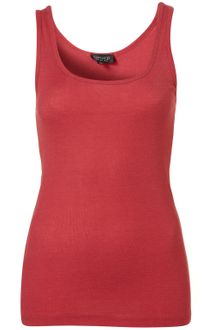 Topshop Plain Scoop Neck Vest - Lyst