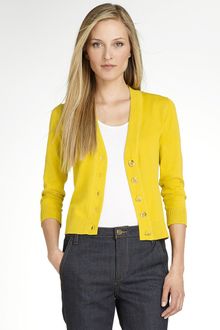 Tory Burch Shrunken Simone Cardigan - Lyst