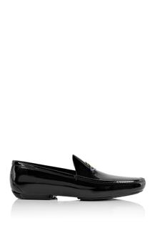 Vivienne Westwood Black Plastic Orb Loafers - Lyst