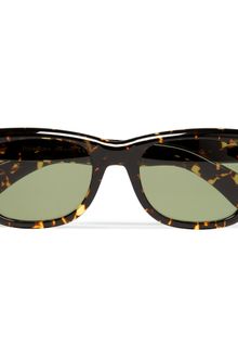Yves Saint Laurent Square Framed Tortoiseshell Sunglasses - Lyst