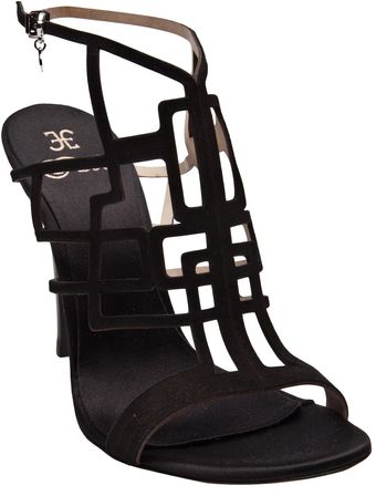 Fabi Lattice Stappy Heel - Lyst