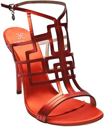 Fabi Lattice Strappy Sandal - Lyst