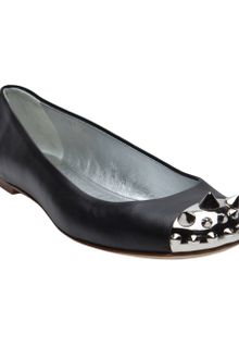 Giuseppe Zanotti Spike Cap Toe Flat - Lyst