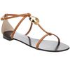 Giuseppe Zanotti Open Toe Sandal in Brown - Lyst