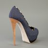 Giuseppe Zanotti Denim Pump in Blue (denim) - Lyst
