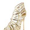 Jimmy Choo Mixedmetallic Strappy Sandal in Gold (multi) - Lyst
