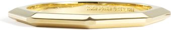 Kate Spade Triple Threat Thin Faceted Bangle - Lyst